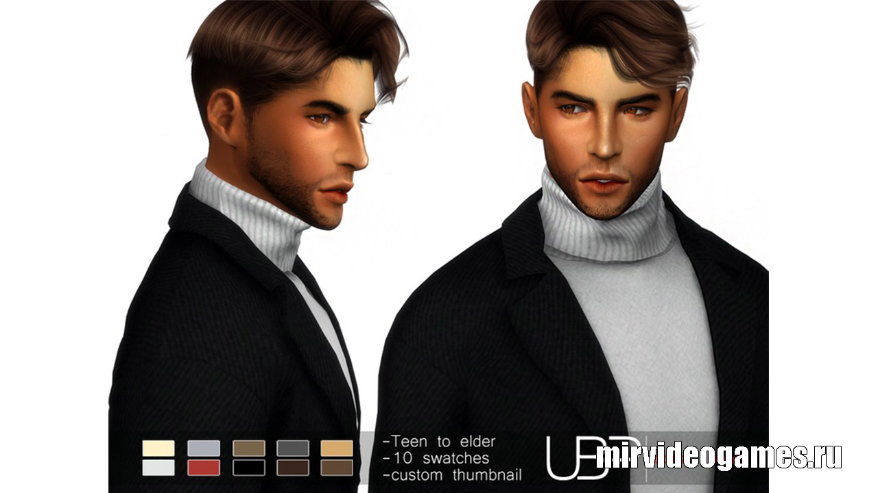 Борода Dorian от Urielbeaupre для The Sims 4
