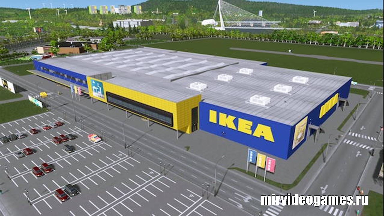 Здание IKEA v.2 для Cities: Skylines