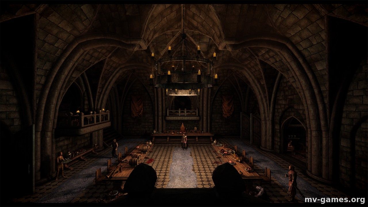 Мод Замок Волкихар в HD для Skyrim