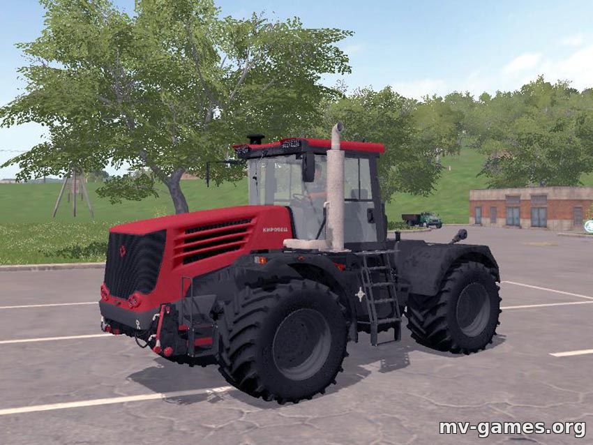 Мод на Kirovec MR K-744 P4 v 1.0 (с отвалом) для Farming Simulator 2017