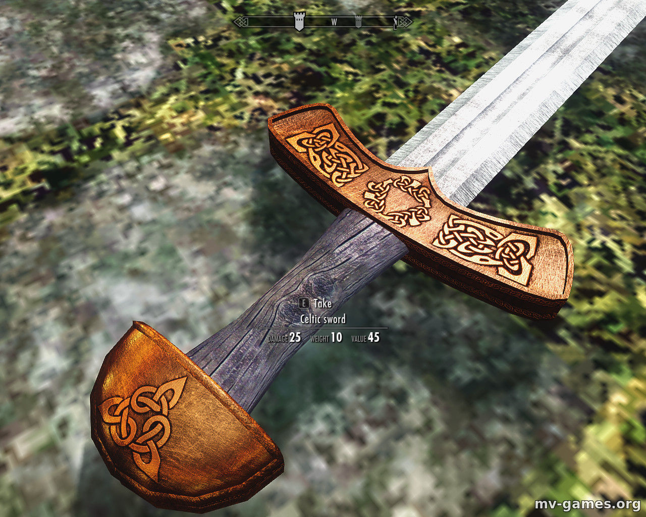 Мод Celtic sword для Skyrim