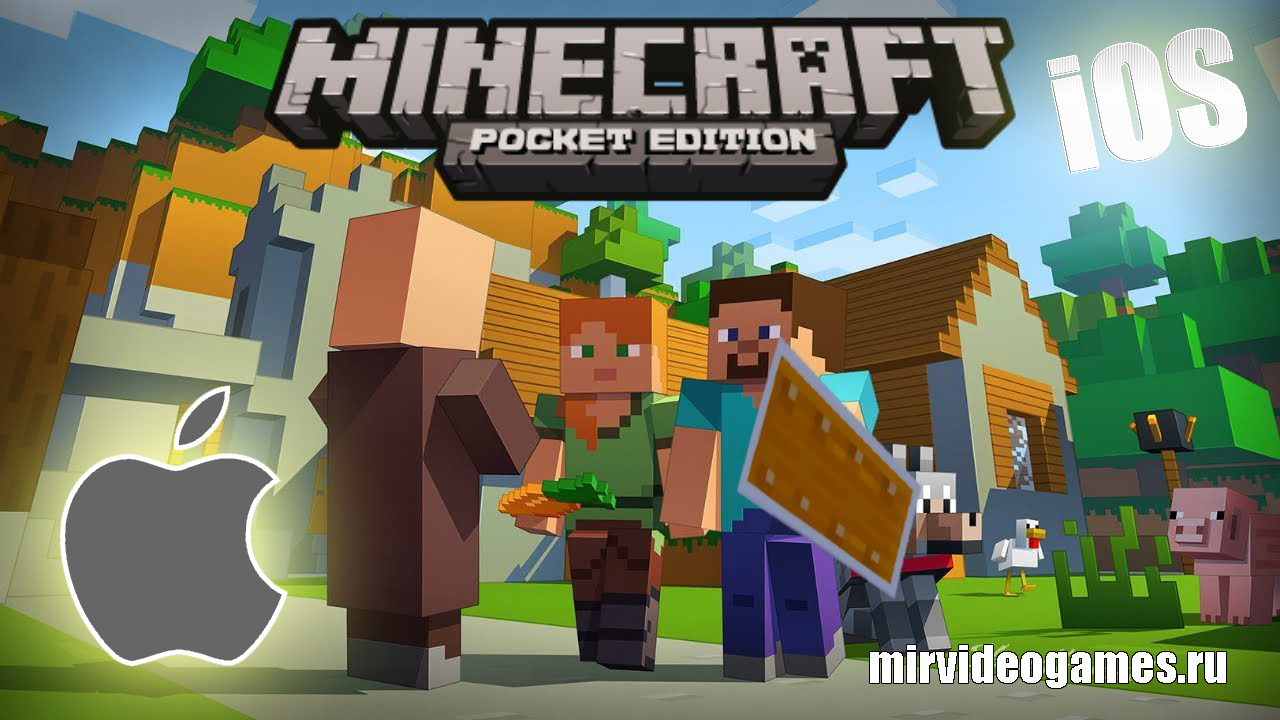 Скачать Скачать Minecraft Pocket Edition (PE) v1.6.1  на iOS Бесплатно