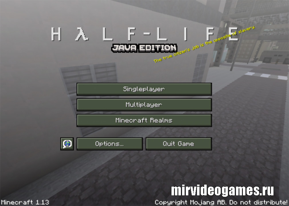Скачать Текстуры Half-Life 2 для Minecraft  1.13.1 Бесплатно