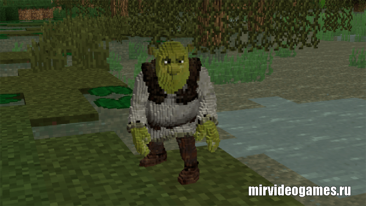 Скачать Текстуры Shrek Data для Minecraft 1.14.1/1.13.2 Бесплатно