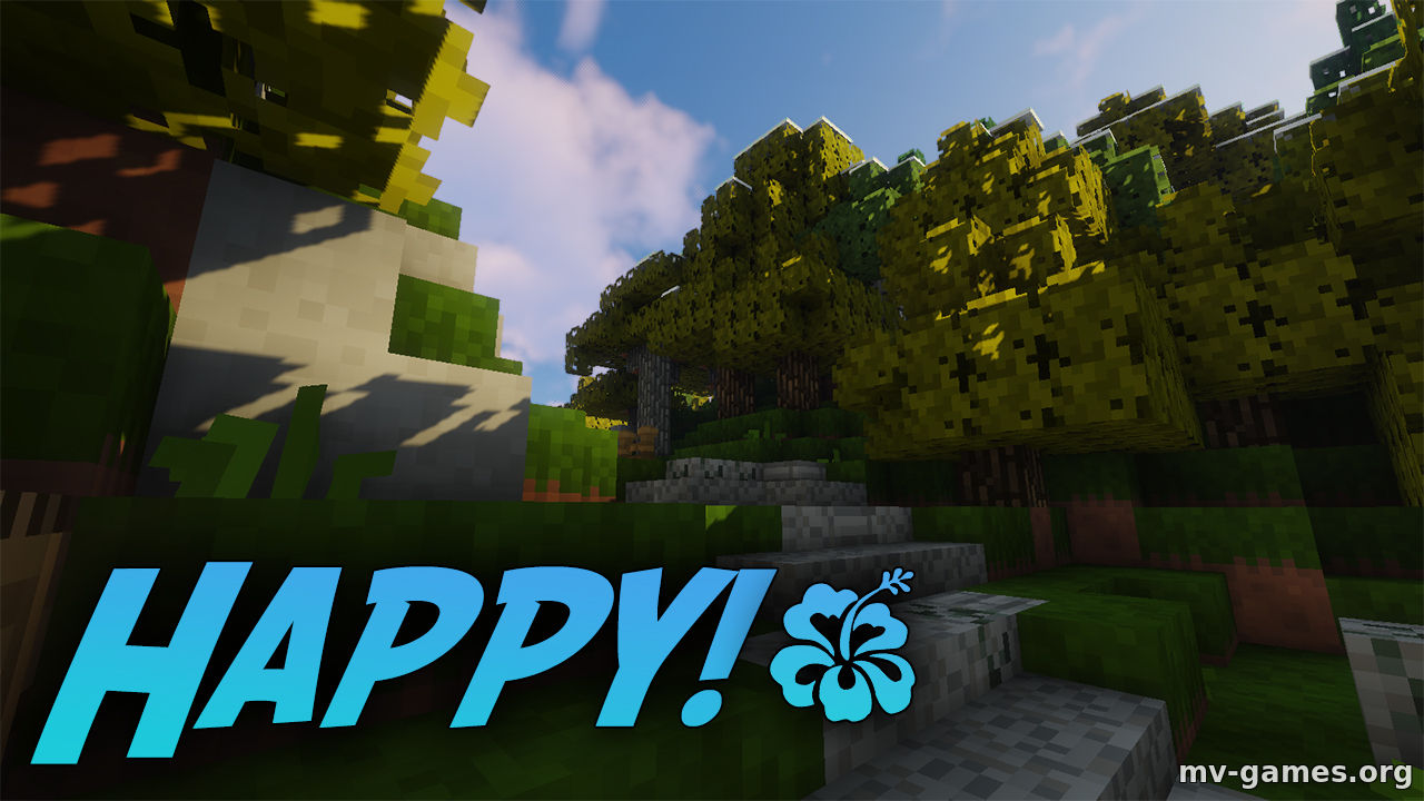 Скачать Текстуры Happy! для Minecraft 1.16.2 Бесплатно