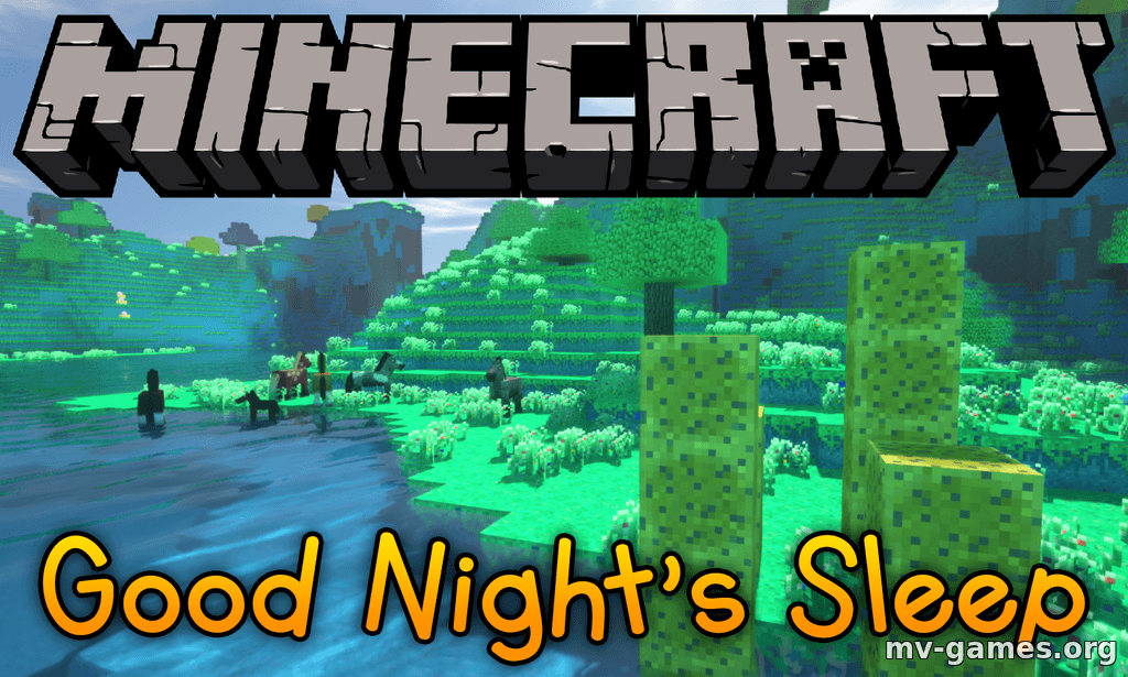Скачать Мод Good Night’s Sleep для Minecraft 1.16.4 Бесплатно