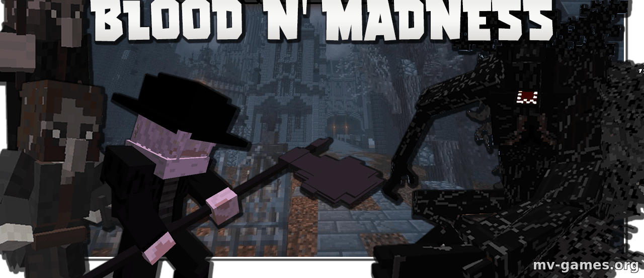 Скачать Мод Blood and Madness для Minecraft 1.16.5 Бесплатно
