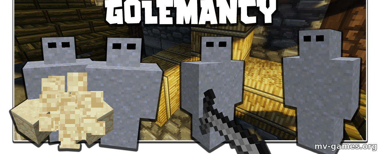 Скачать Мод Golemancy для Minecraft 1.18.1 Бесплатно