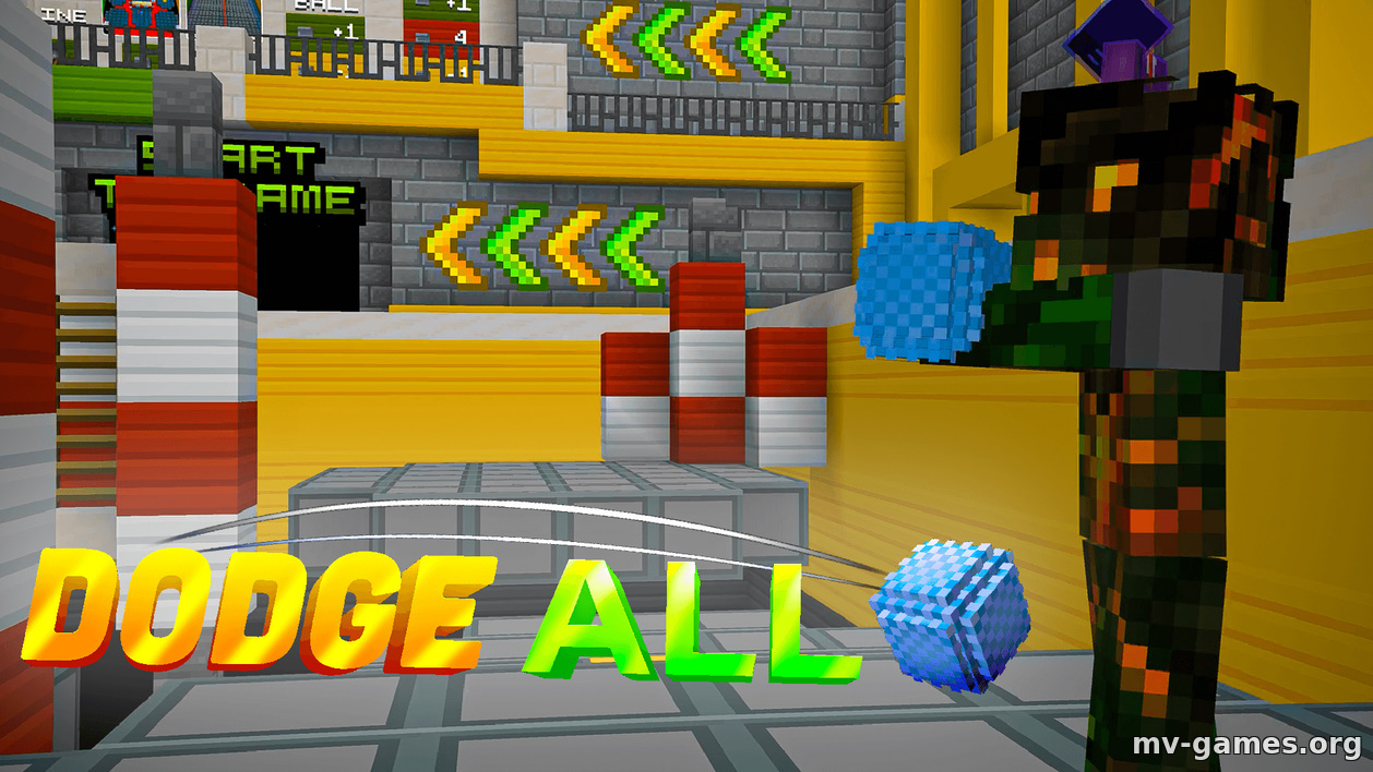 Скачать Карта Dodge All для Minecraft 1.17.1 Бесплатно