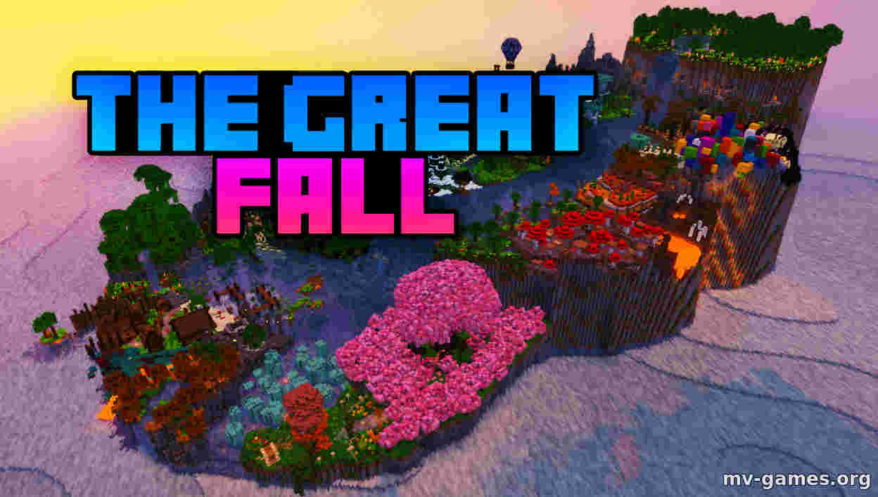 Скачать Карта The Great Fall для Minecraft 1.17.1 Бесплатно