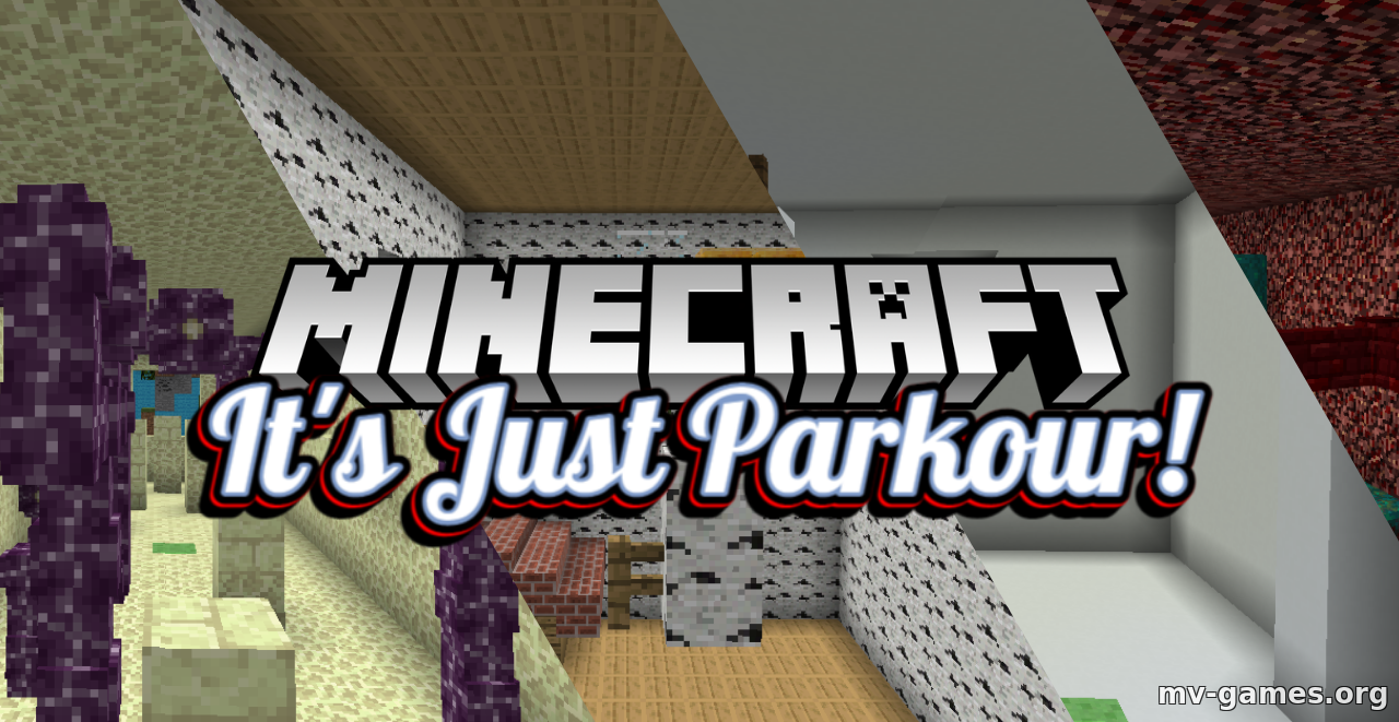 Скачать Карта It’s Just Parkour! для Minecraft 1.18.2 Бесплатно