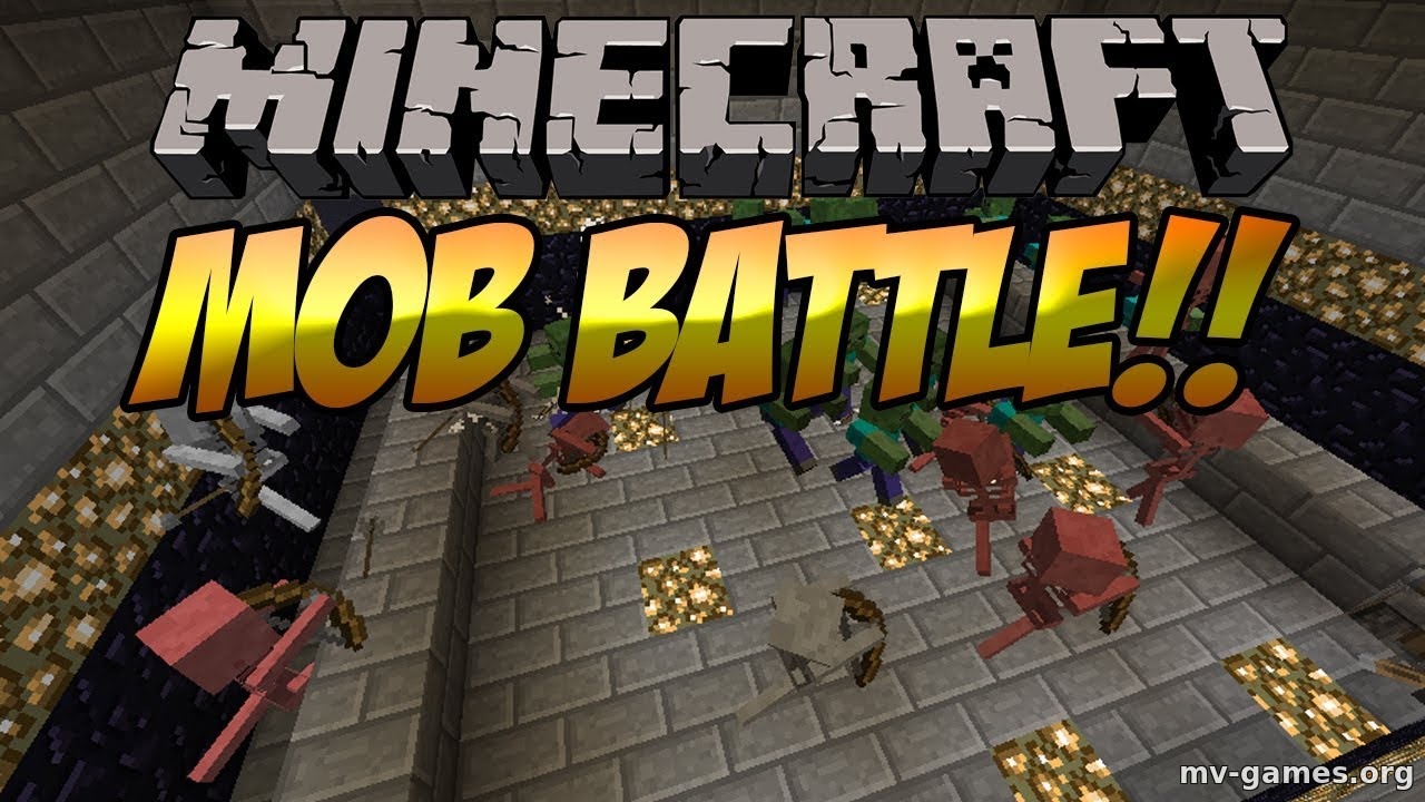 Скачать Мод Mob Battle для Minecraft 1.18.2 Бесплатно