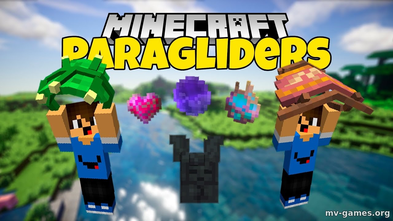 Скачать Мод Paragliders для Minecraft 1.19.2 Бесплатно