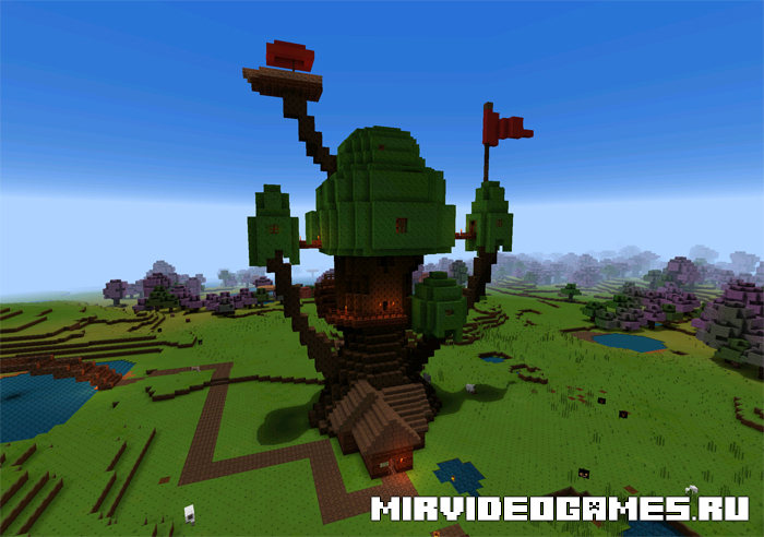 Скачать [Карта] Tree Fort (Adventure Time) для Minecraft: PE Бесплатно