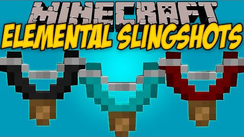 Скачать Мод Elemental Slingshots для Minecraft 1.8.9 Бесплатно