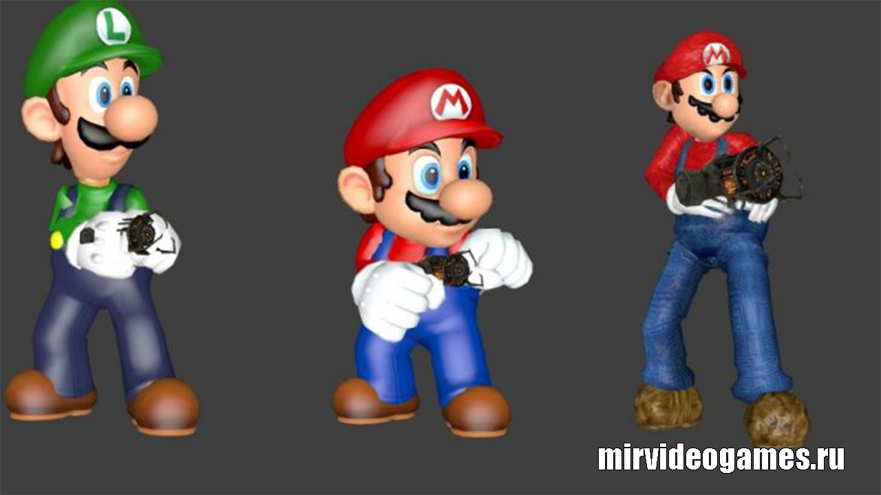 Моделька игрока Mario Bros. Playermodels для Garry’s Mod