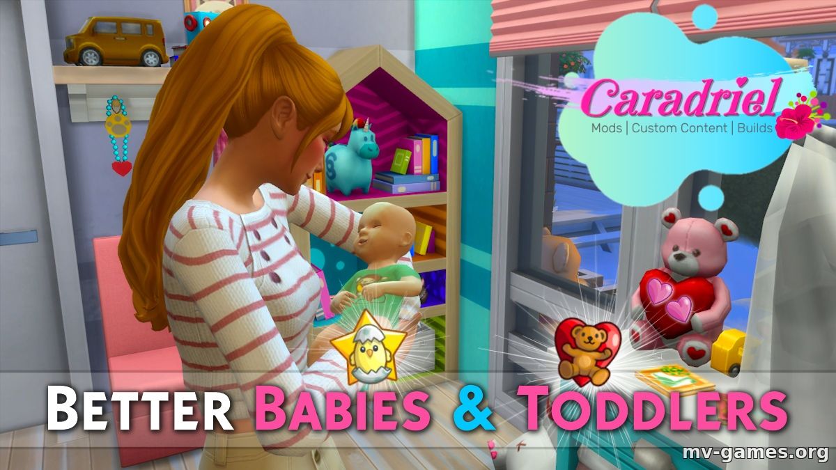 Мод Любовь к младенцам и малышам для The Sims 4
