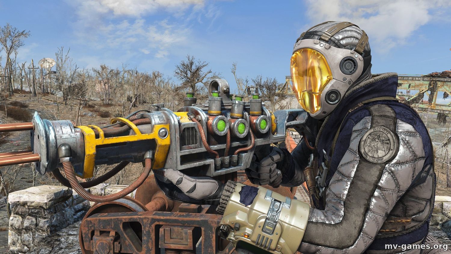 Мод  Плазменный карабин в 4K для Fallout 4