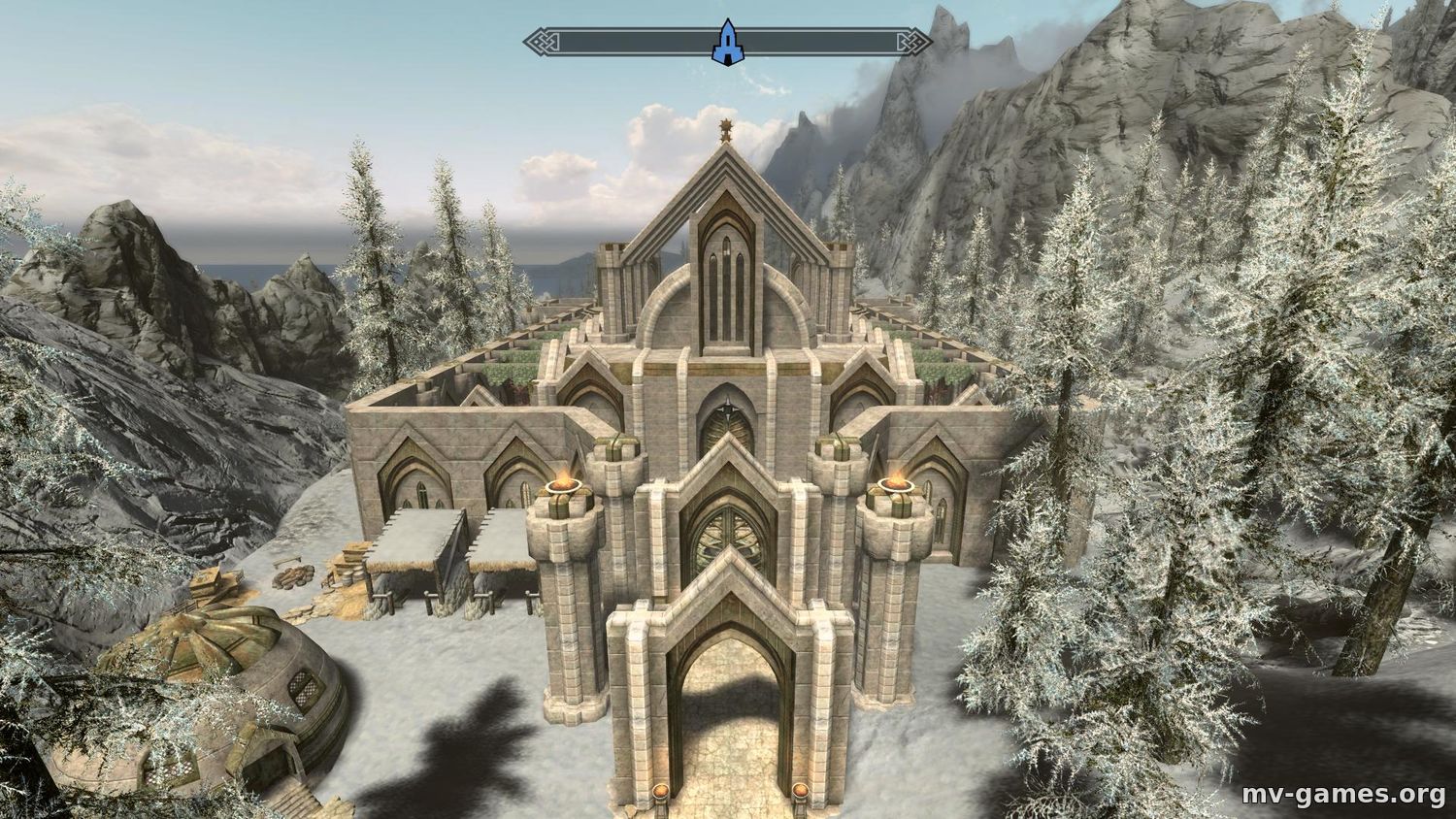 Мод Дом Дворец снежных эльфов для Skyrim