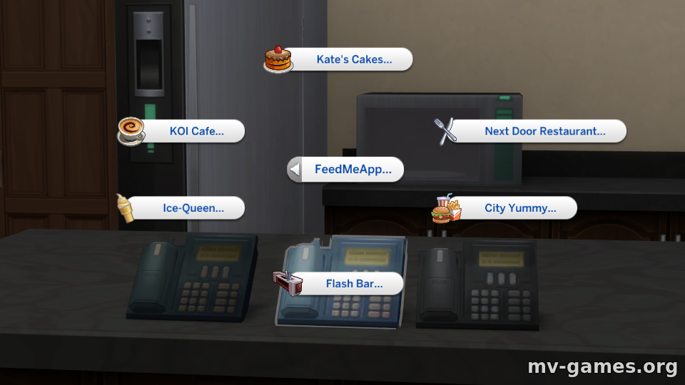Мод Универсальный телефон для The Sims 4