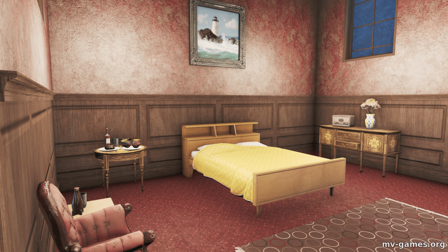 Мод  Собственная спальня в доме Кэботов для Fallout 4