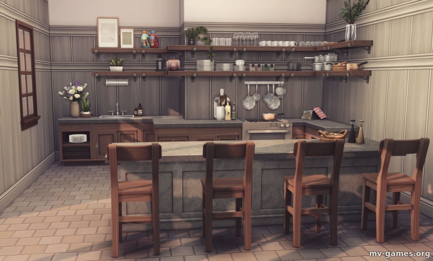 Мод Набор мебели "The Country" — часть вторая для The Sims 4