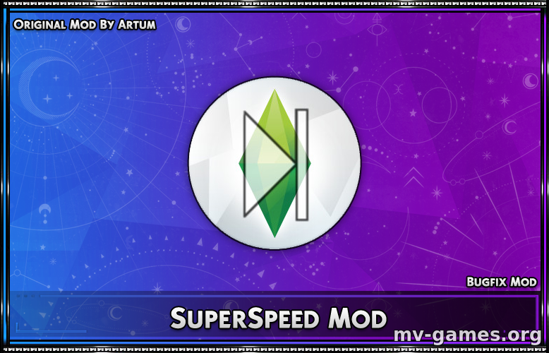 Мод на супер-скорость для The Sims 4