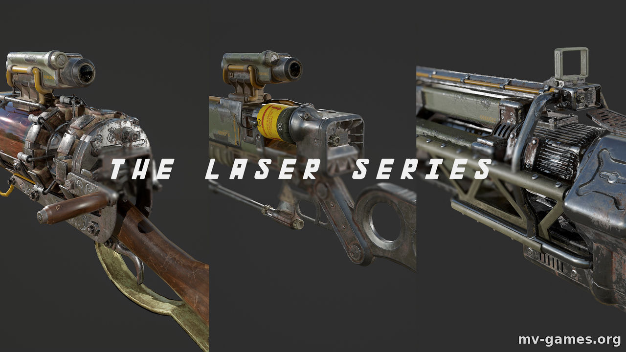 Мод Перекраска лазерного оружия для Fallout 4