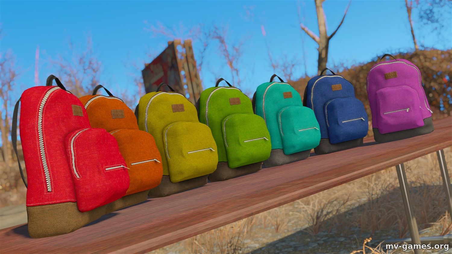 Мод Стильные рюкзаки для Fallout 4