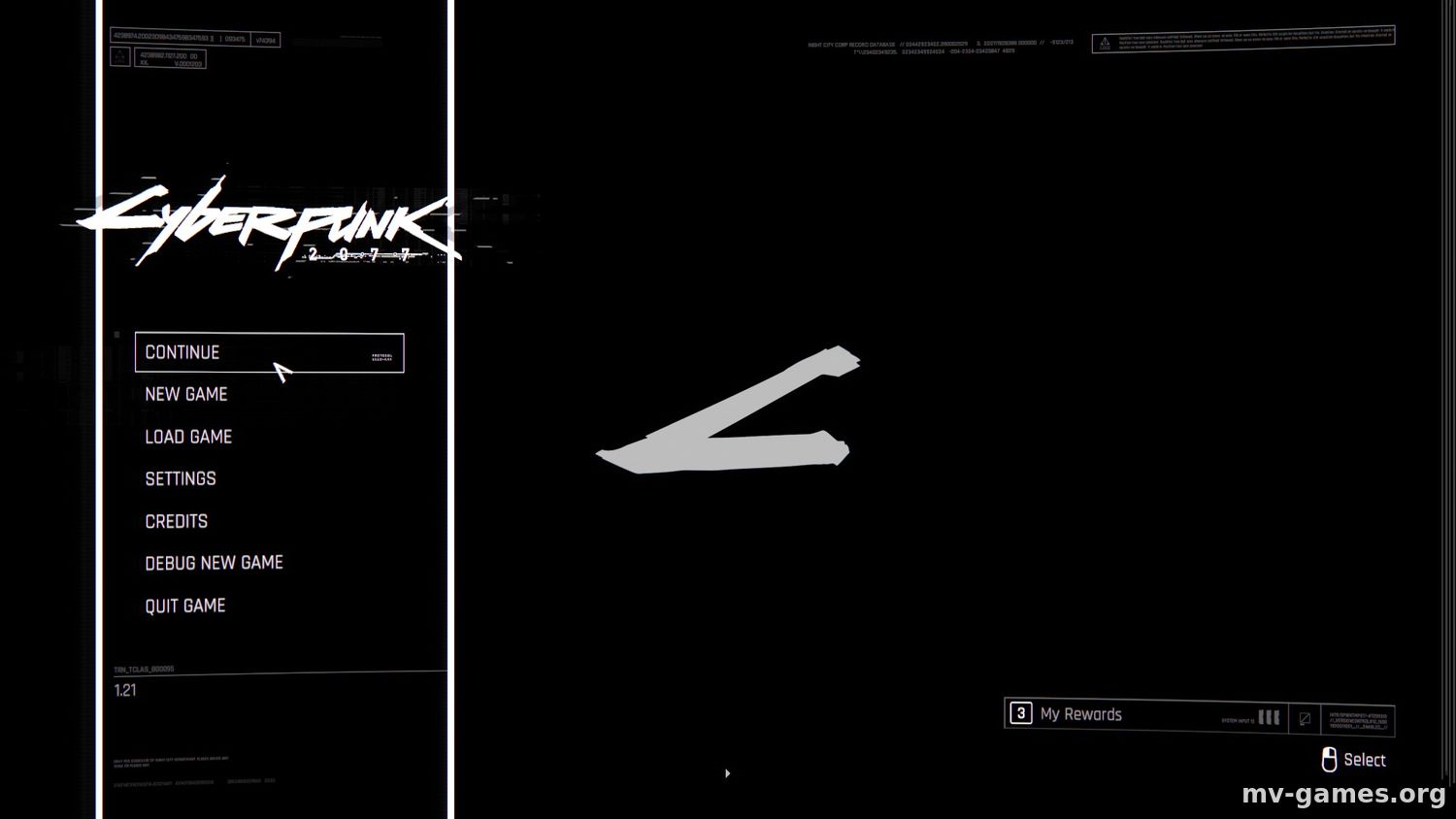 Мод Минимальный белый интерфейс для Cyberpunk 2077