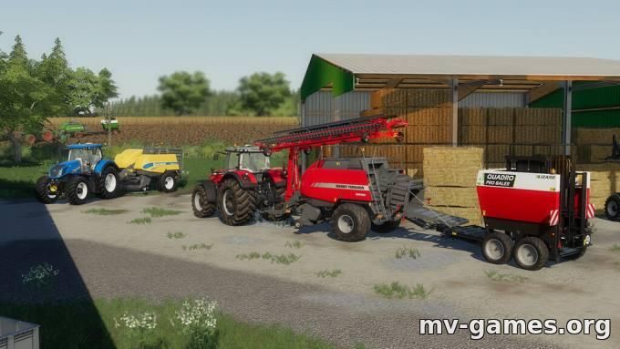 Мод Пак для тюковки Quadro Pro Baler Pack v1.0 для Farming Simulator 2019