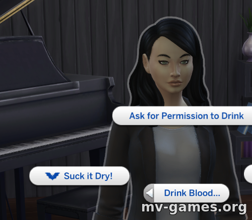 Вампиры могут убивать для The Sims 4