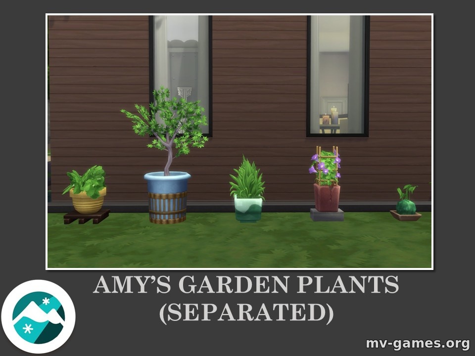 Садовые растения для The Sims 4