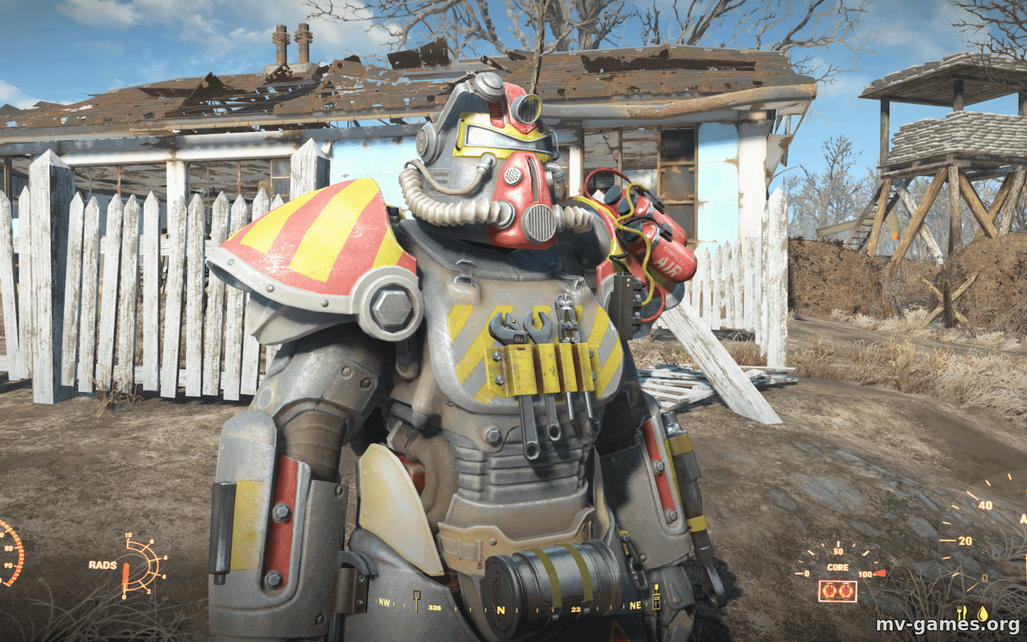 Мод Силовая броня поселенцев для Fallout 4