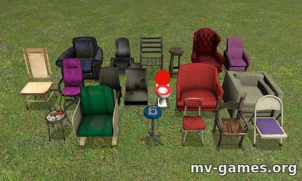 Мод Множество стульев для Garry’s Mod