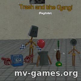 Мод {(FNAF6/FFPS)} мусорная банда для Garry’s Mod