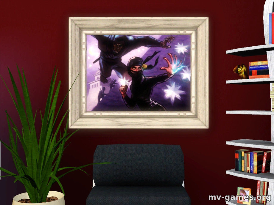 Картина Silver Stars от spitzmagic для The Sims 3