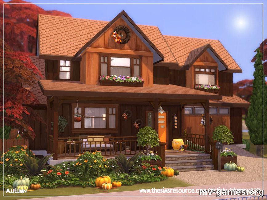 Дом Autumn от sharon337 для The Sims 4