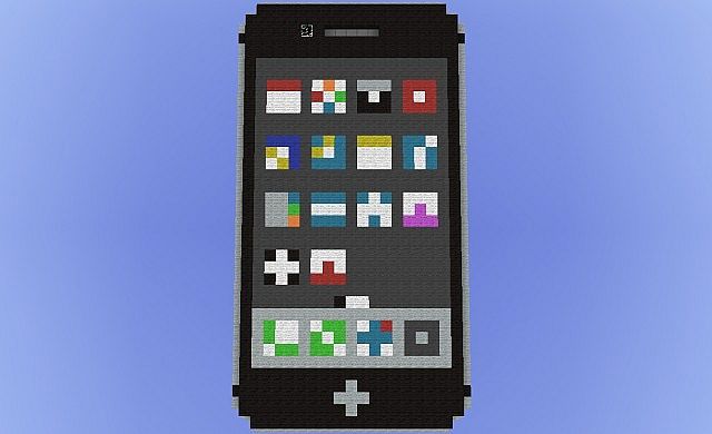 Скачать iPhone Полностью функциональный Цвет - Minecraft Бесплатно