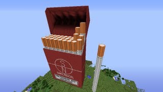 Скачать Пачка сигарет + Дом - Minecraft Бесплатно