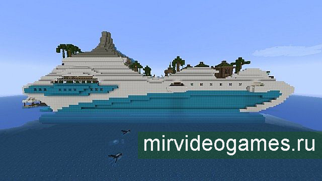 Скачать Карта Райская яхта [Minecraft] Бесплатно