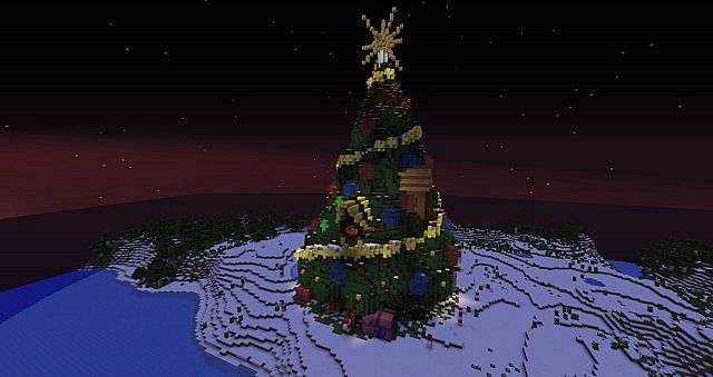 Скачать Карта: Рождественская елка - Minecraft Бесплатно