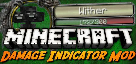 Скачать Мод: Damage Indicators [Minecraft 1.7.2] Бесплатно