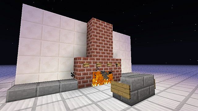 Скачать [Механизмы] Секретный вход камин - Minecraft Бесплатно