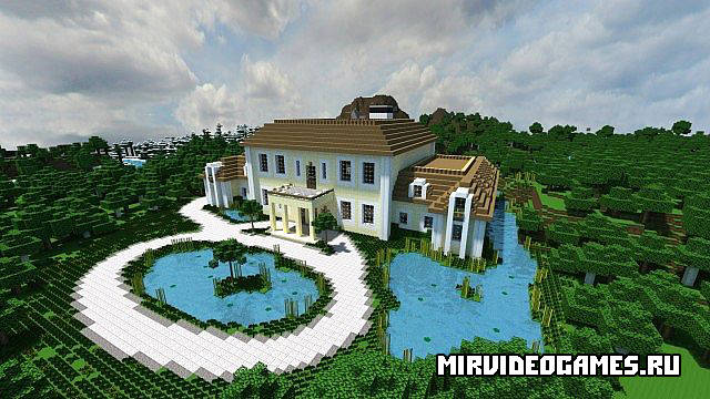Скачать Карта Tropical Mansion для Minecraft Бесплатно