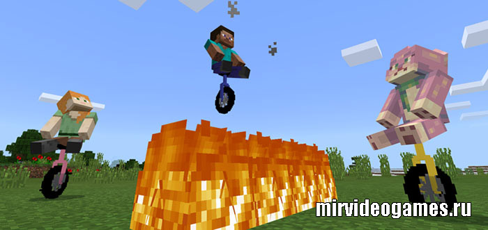 Скачать Скачать Unicycle для Minecraft PE 1.5 Бесплатно