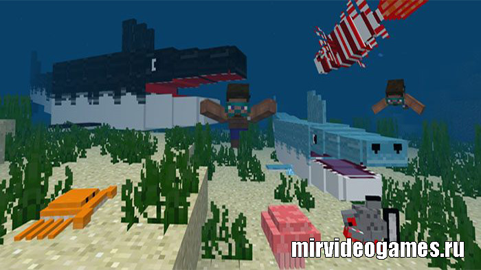 Скачать Мод OceanCraft для Minecraft PE 1.6 Бесплатно