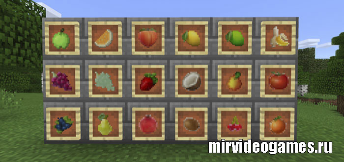 Скачать Мод More Fruit для Minecraft PE 1.7 Бесплатно