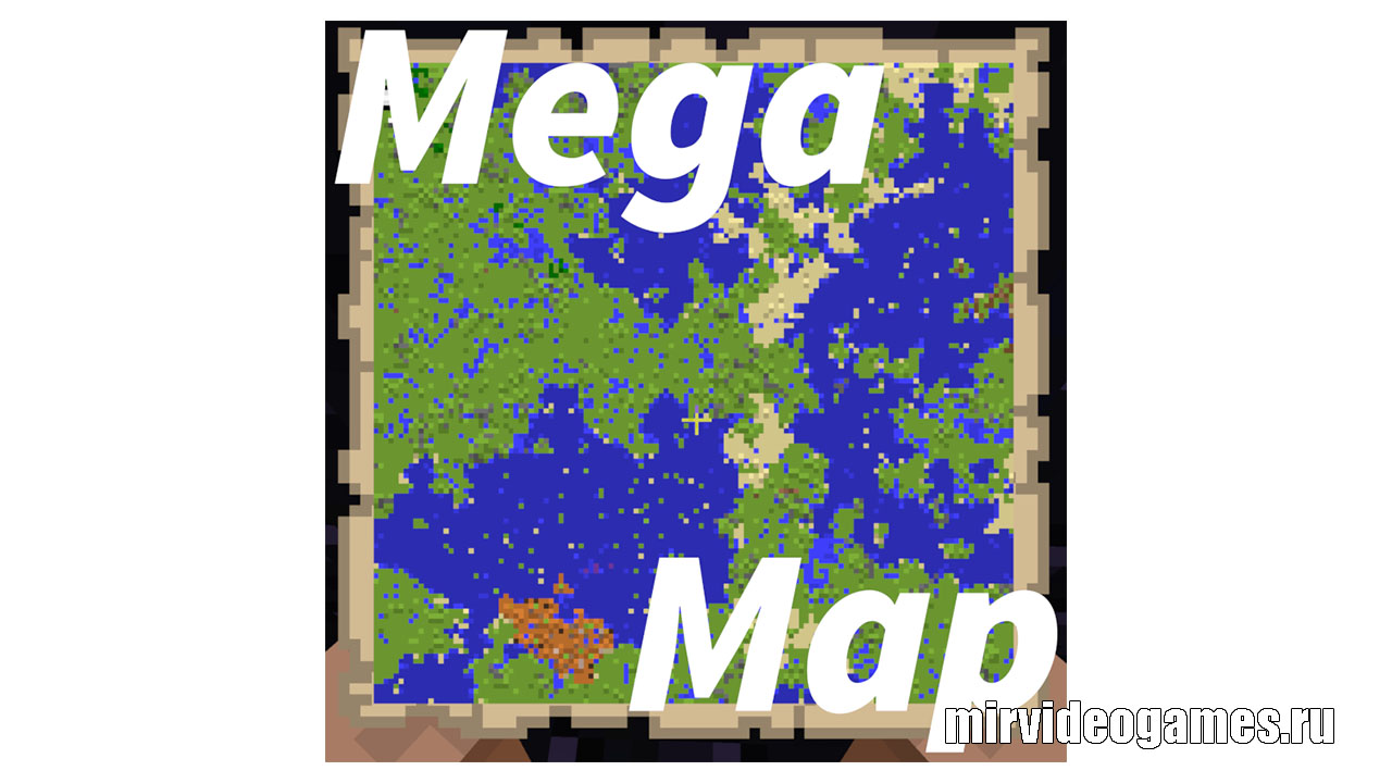 Скачать Мод Mega Map для Minecraft 1.12.2 Бесплатно