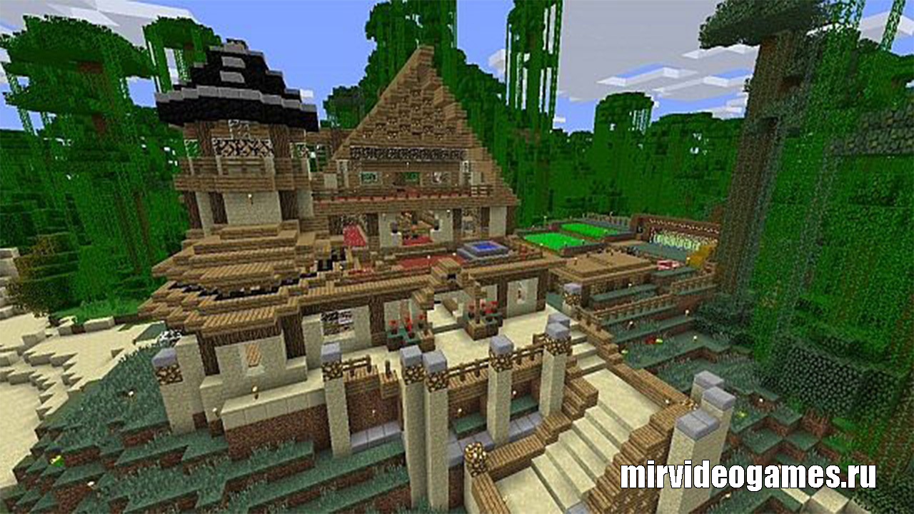 Скачать Карта Casa Con Circuitos de Redstone для Minecraft Бесплатно